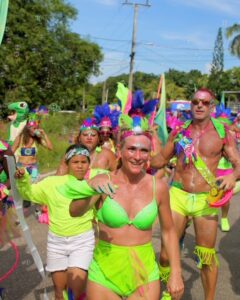 carnival reveler september celebrations